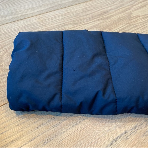 Navy Sherpa Lined Puffer Jacket with Hood - Picture 9 of 11